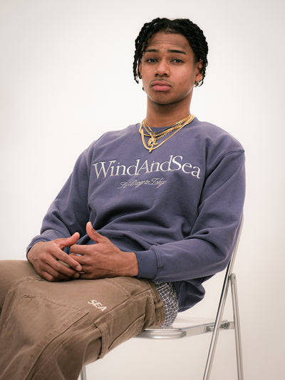 FROSTING LOGO CREWNECK SWEATSHIRT