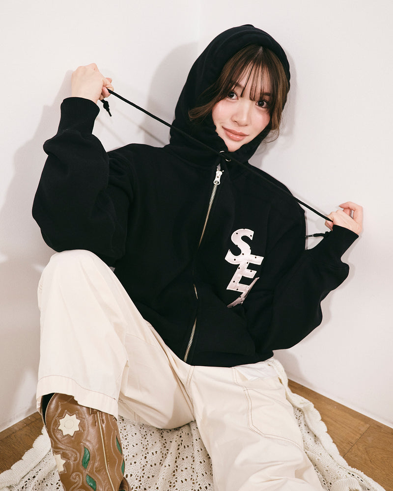 DOT SEA ZIP UP SWEATSHIRT