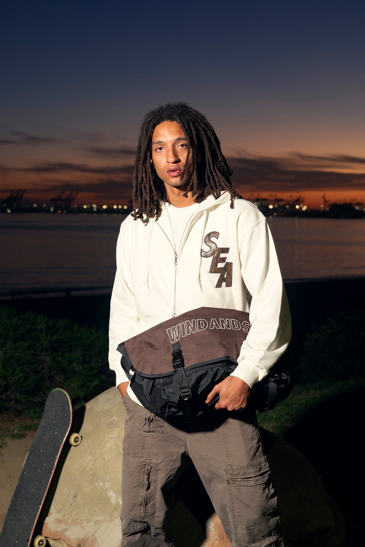 PYTHON SEA ZIP UP SWEATSHIRT