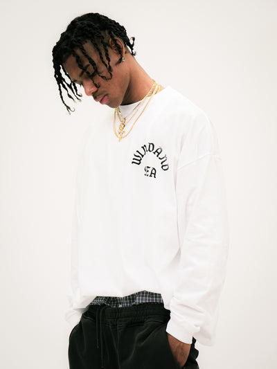 FADED LOGO L/S TEE