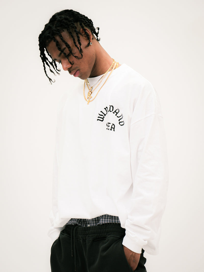FADED LOGO L/S TEE