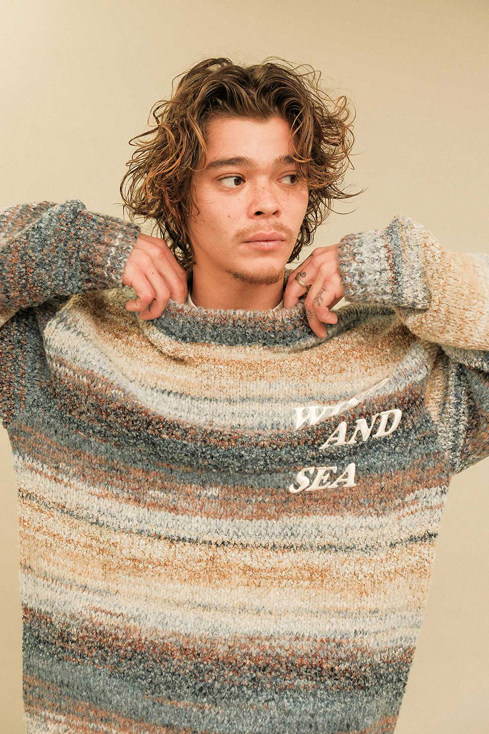 BOUCLE LOGO KNIT