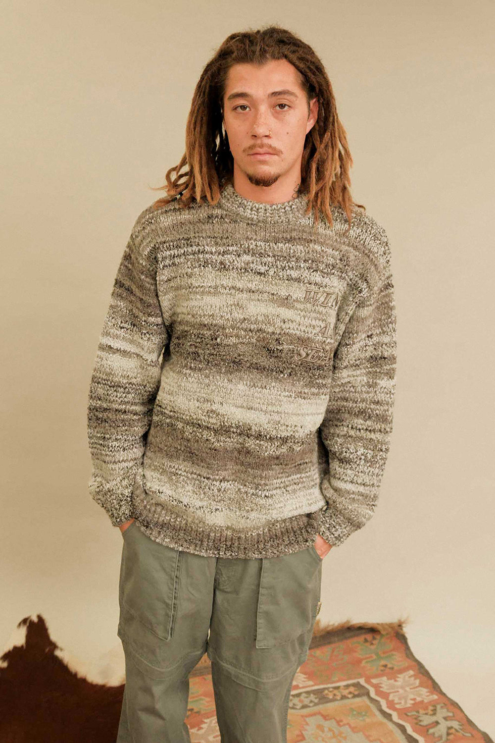 BOUCLE LOGO KNIT