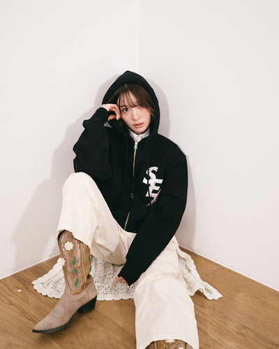 DOT SEA ZIP UP SWEATSHIRT