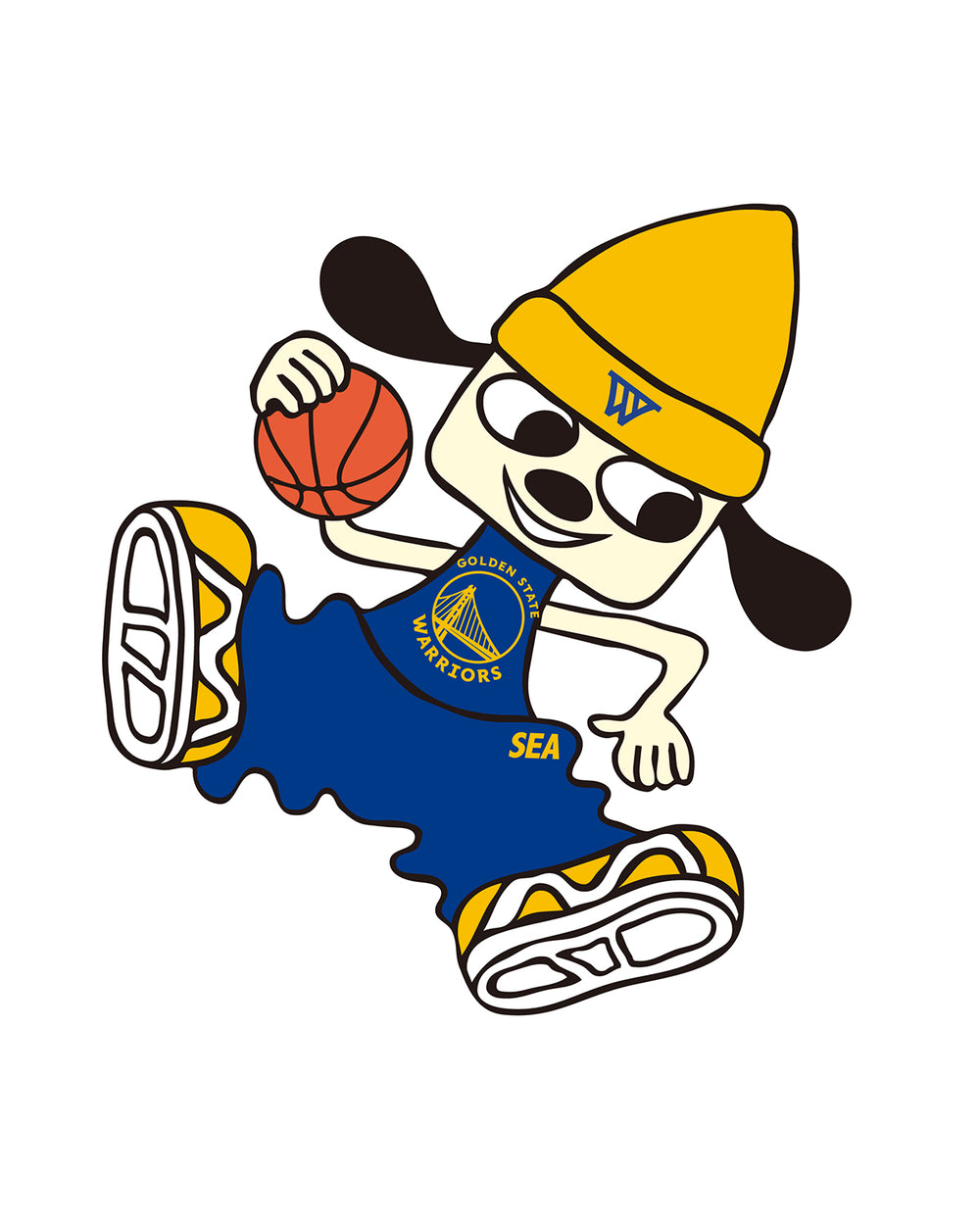 Inverted Color Parappa NBA × Parappa The Rapper × WIND AND SEA