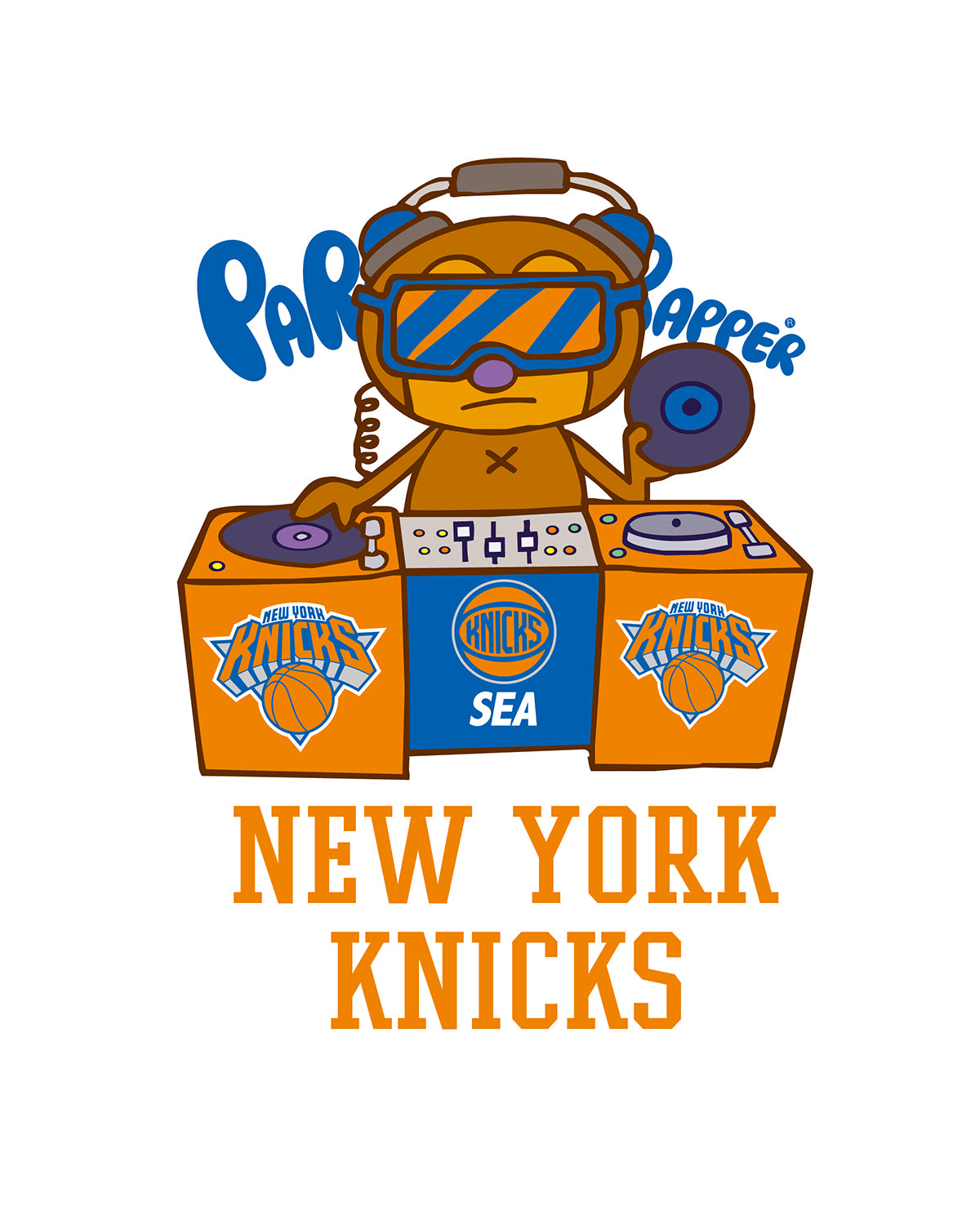 NBA × Parappa The Rapper × WIND AND SEA