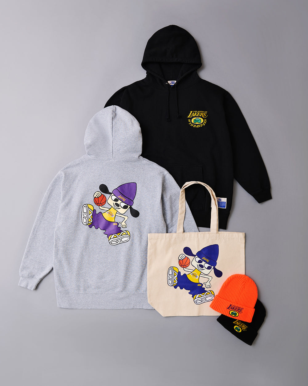 NBA × Parappa The Rapper × WIND AND SEA
