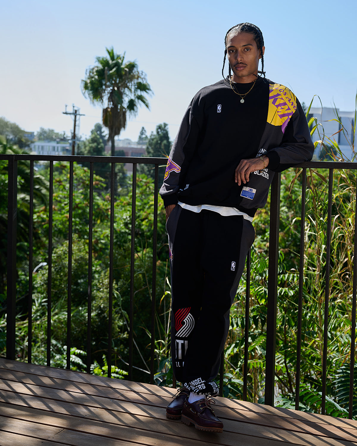 トップス WIND AND SEA / NBA / Panel Sweatshirts Panel Sweatshirts – WIND AND SEA