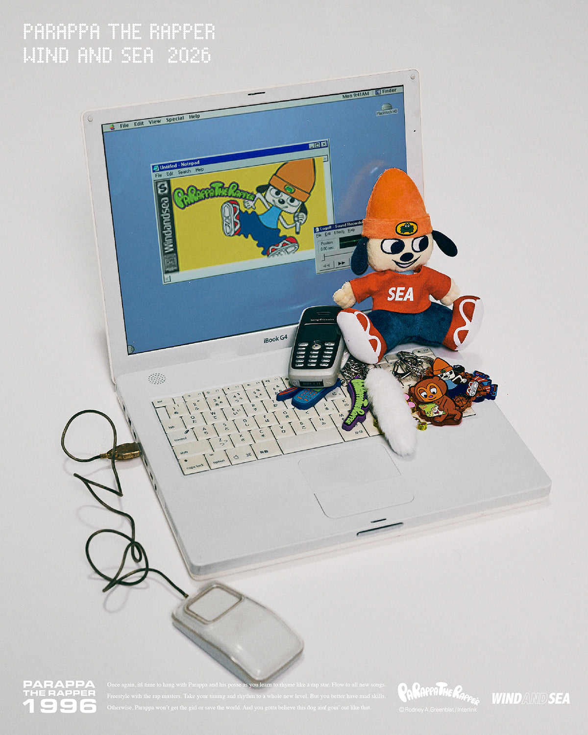 PARAPPA x WDS KEYHOLDER – WIND AND SEA