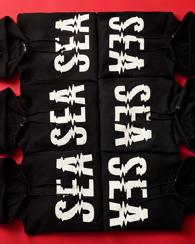 GLOW LOGO HOODED SWEATSHIRT