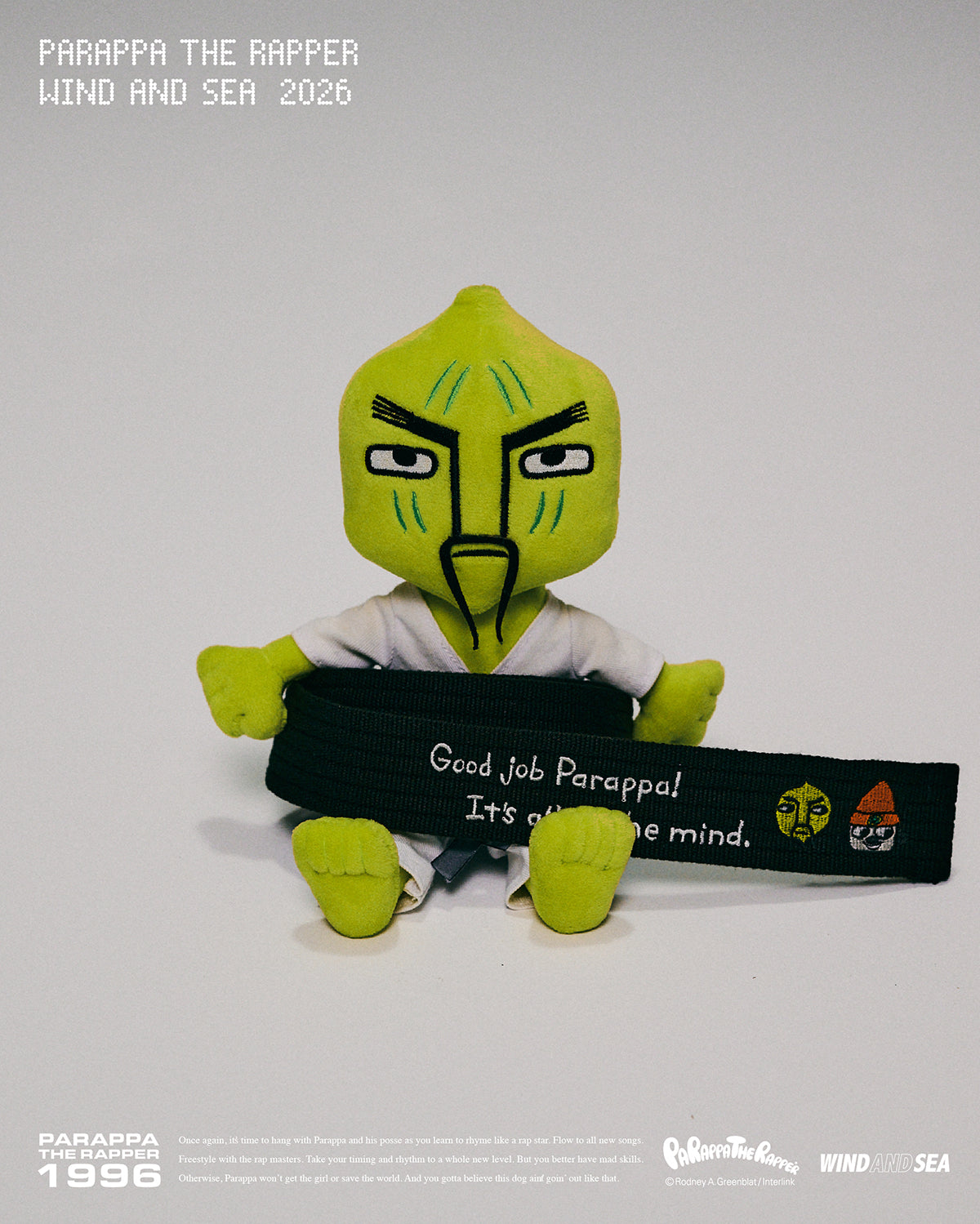 PARAPPA x WDS BLACK OBI BELT