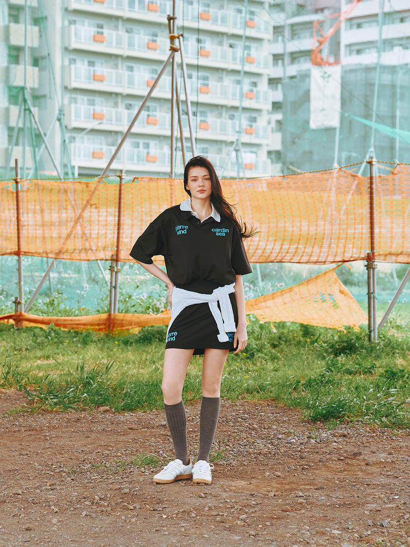 PIERRE CARDIN GOLF ×WDS LOGO SKIRT