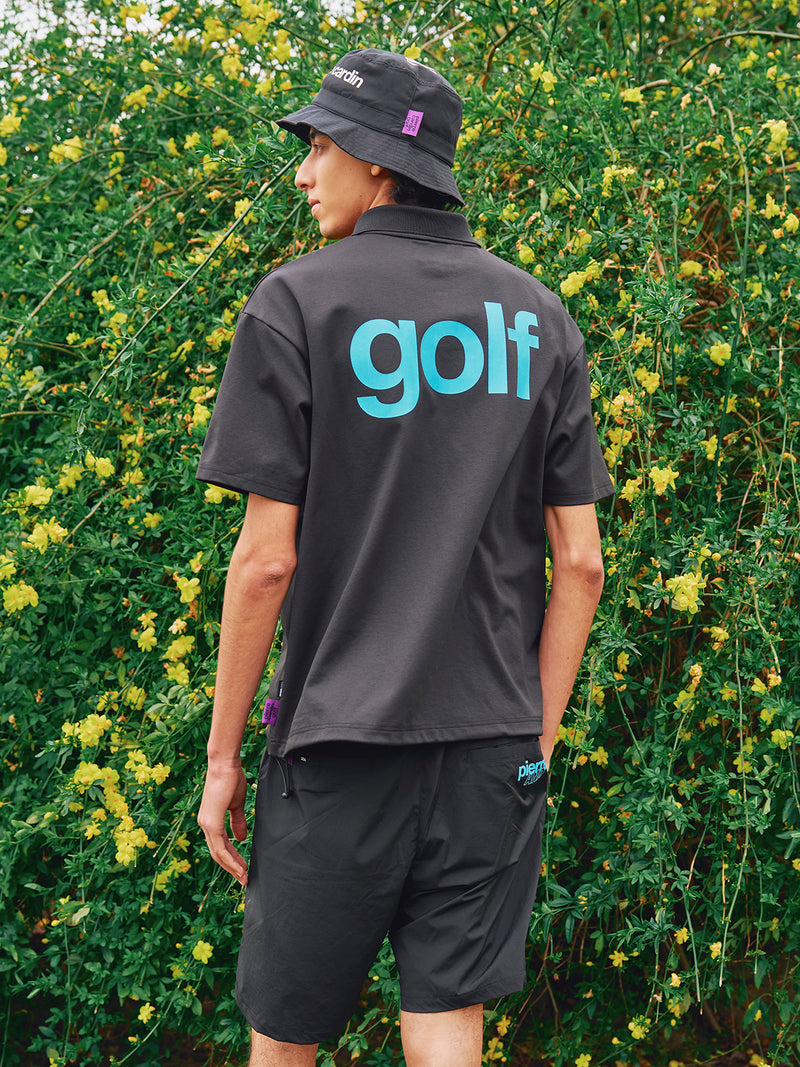 PIERRE CARDIN GOLF ×WDS LOGO SHORT SLEEVE POLO