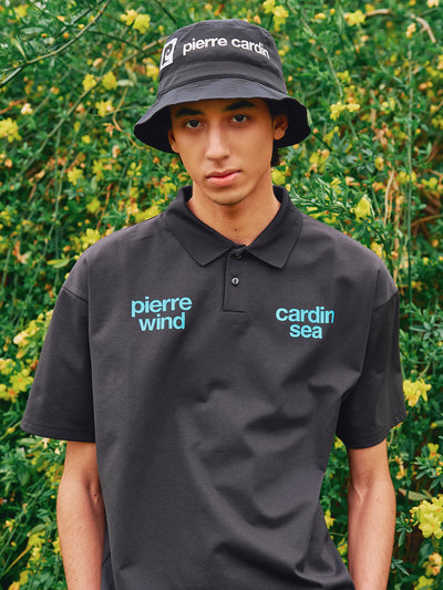 PIERRE CARDIN GOLF ×WDS LOGO SHORT SLEEVE POLO
