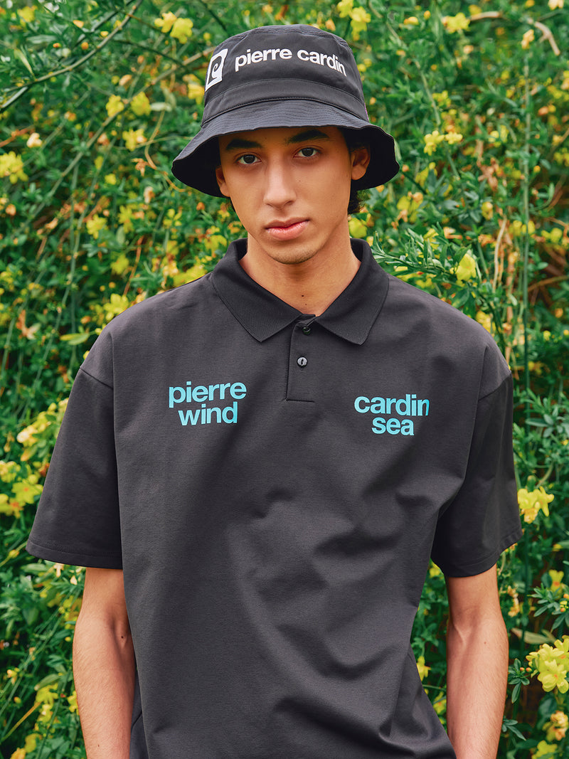 PIERRE CARDIN GOLF ×WDS LOGO SHORT SLEEVE POLO