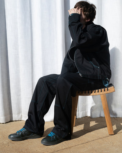 WAVE BLUE STITCH PANT