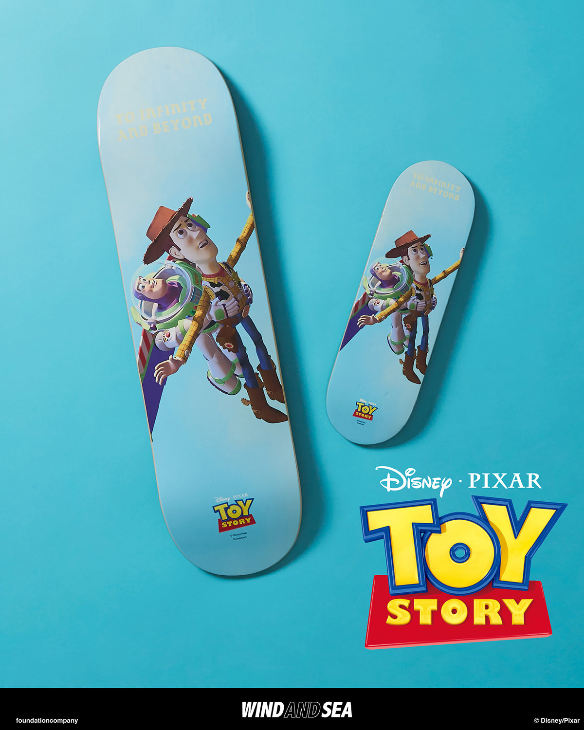 TOY STORY x WDS SKATE BOARD – WIND AND SEA