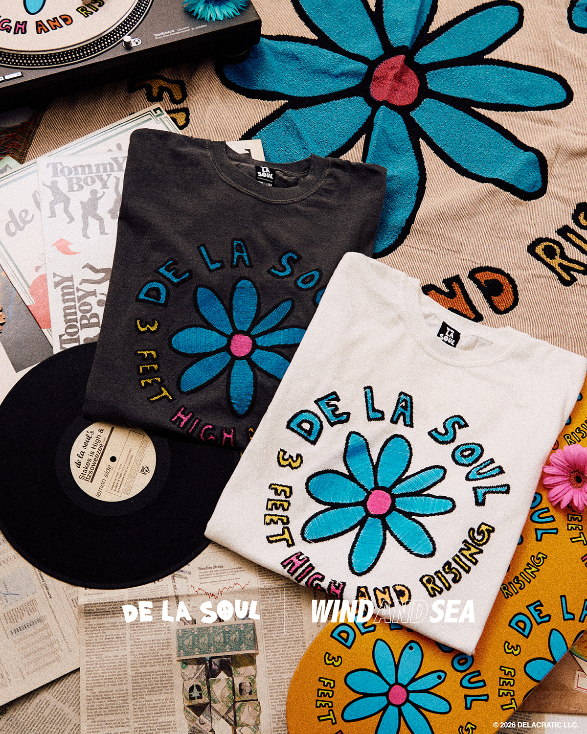 DE LA SOUL x WDS LOGO TEE