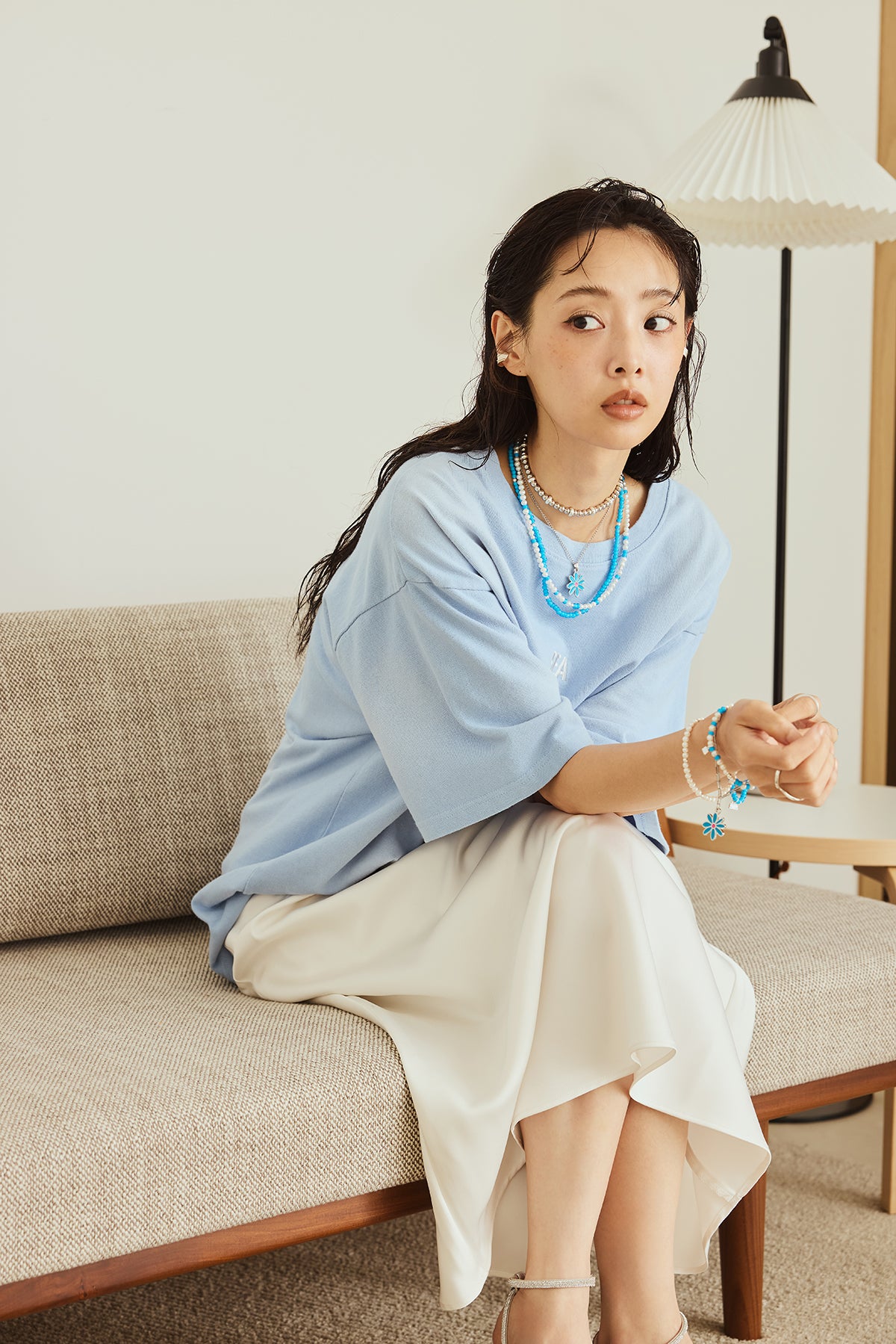 IVX JAPAN  WDS White Hearts Necklace