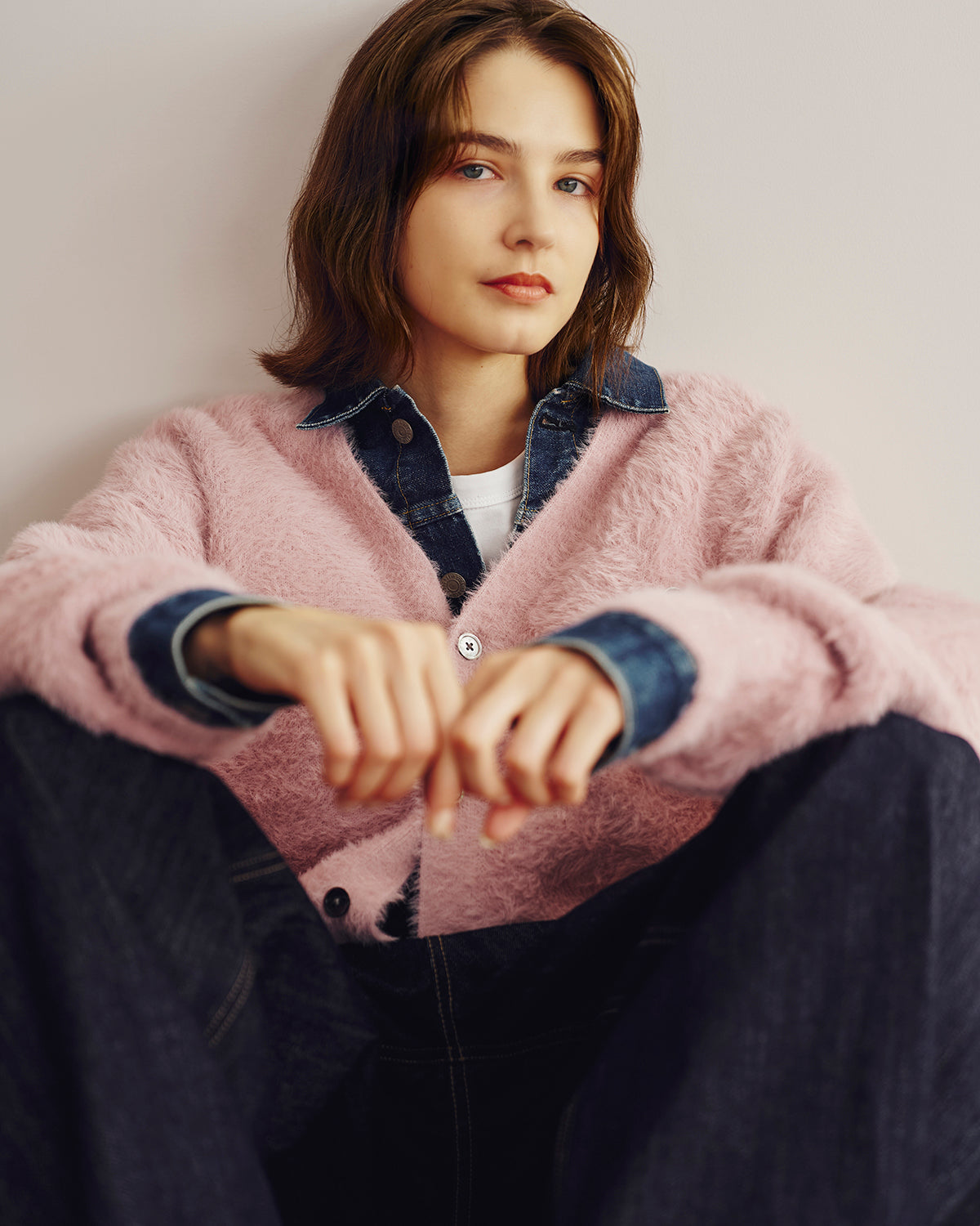 Shaggy Knit Cardigan