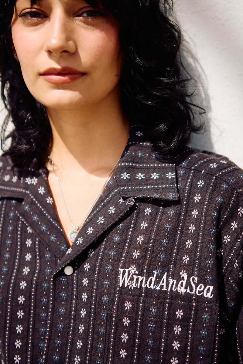 Flower pattern S/S shirt