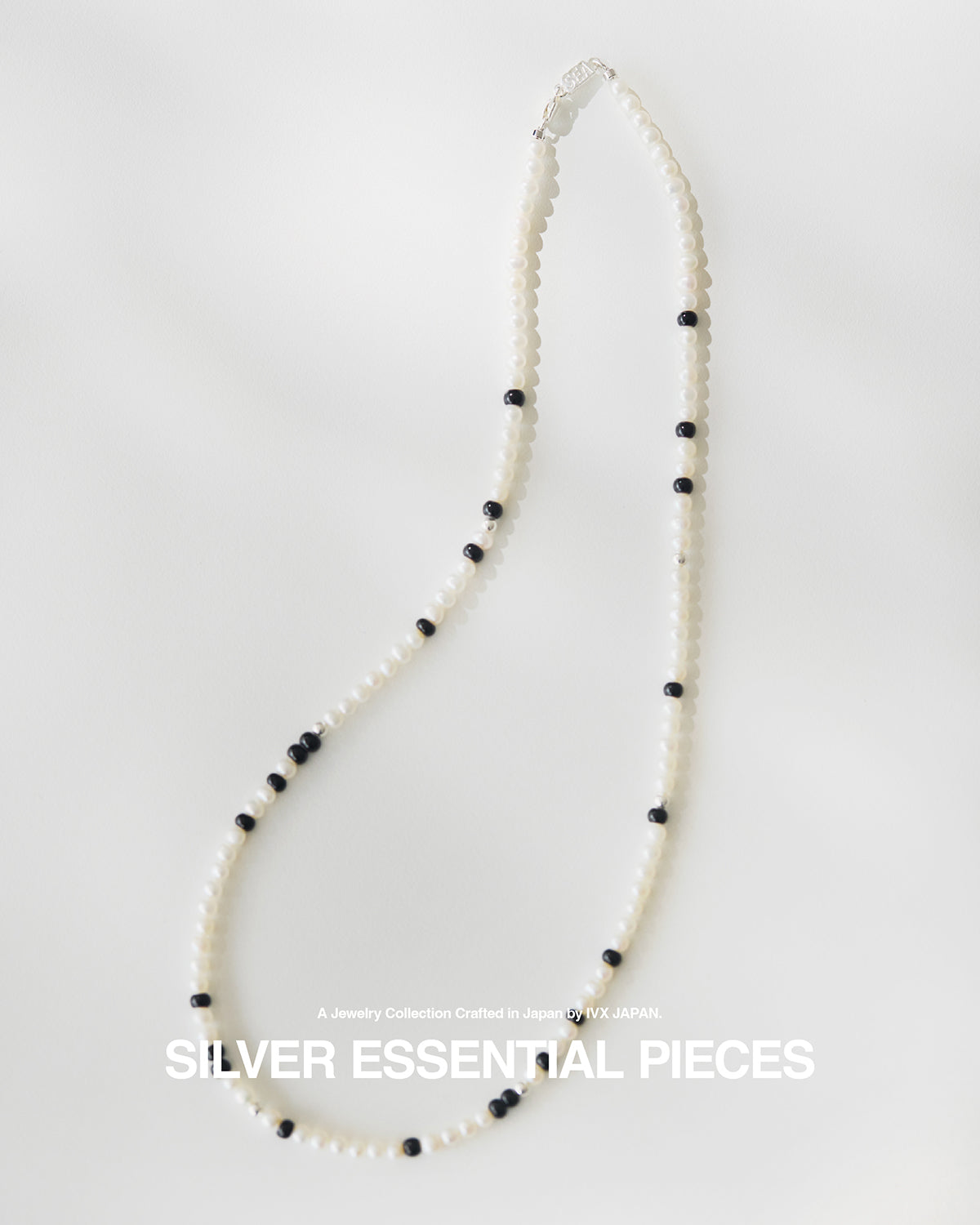 IVX JAPAN WDS Pearl & White Hearts Necklace
