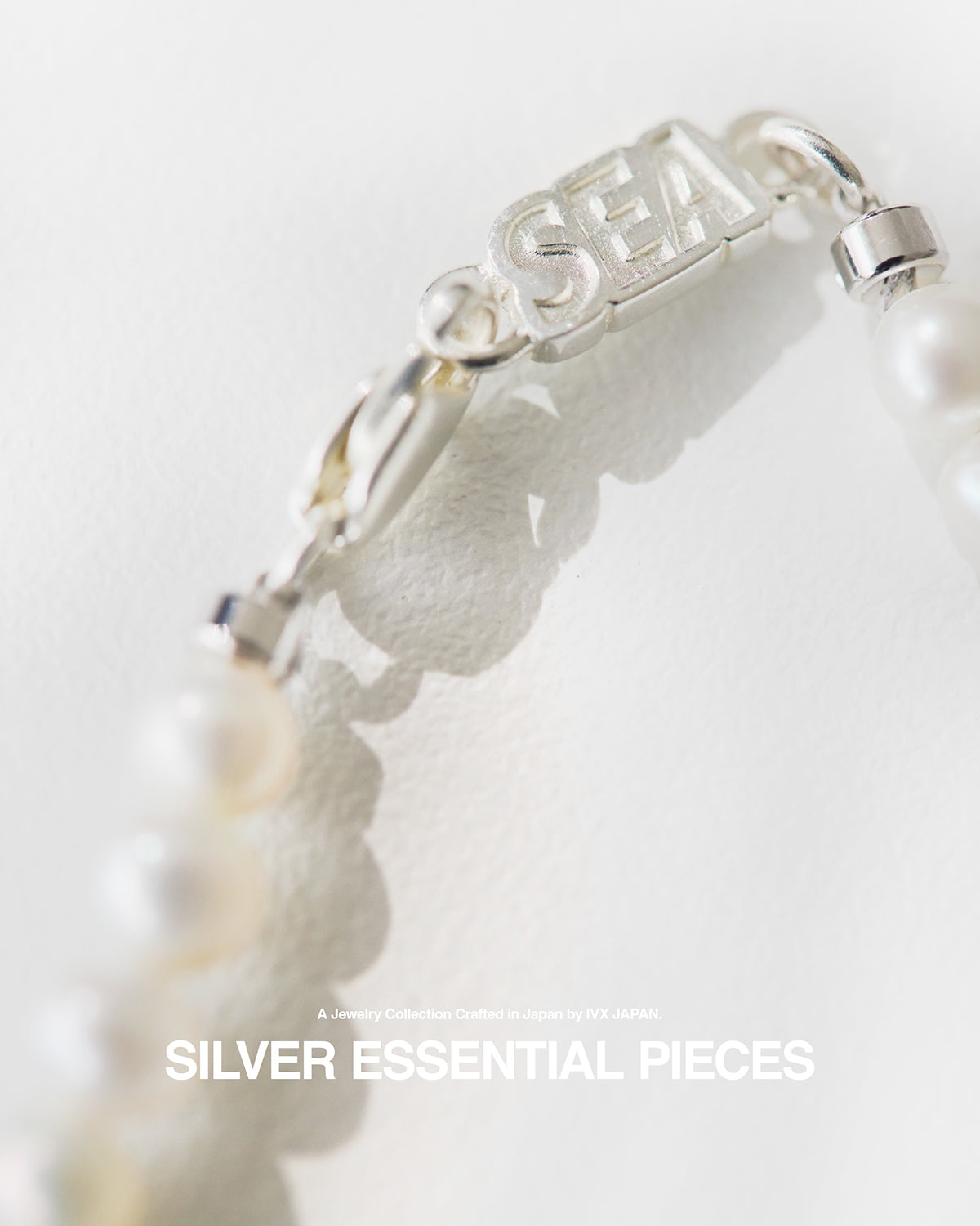 IVX JAPAN WDS Pearl & White Hearts Necklace