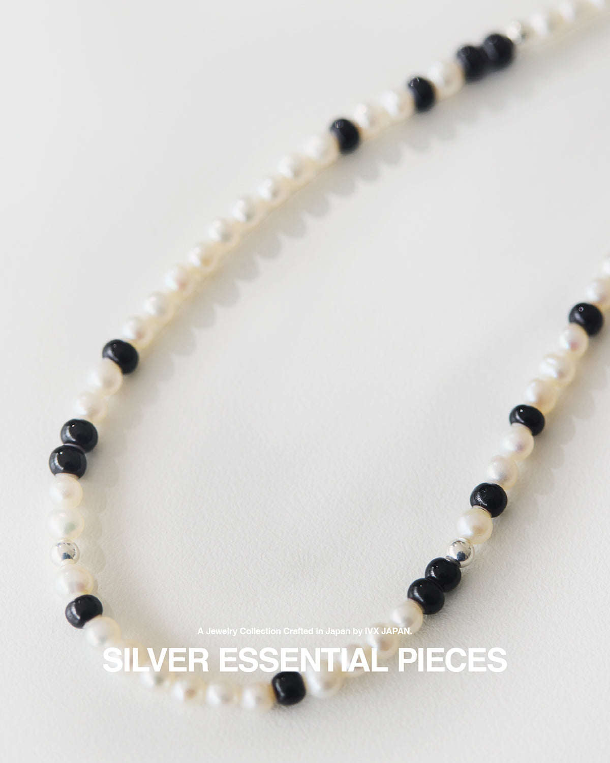 IVX JAPAN WDS Pearl & White Hearts Necklace