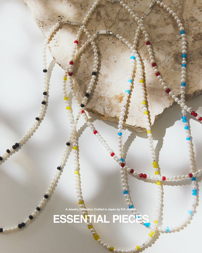 IVX JAPAN WDS Pearl & White Hearts Necklace