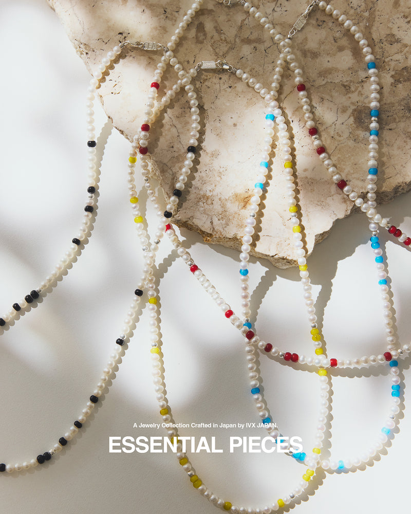 IVX JAPAN WDS Pearl & White Hearts Necklace