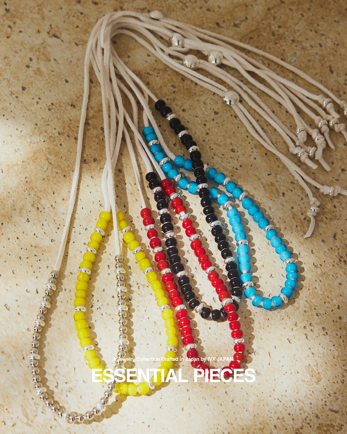 IVX JAPAN  WDS White Hearts Deerskin Necklace