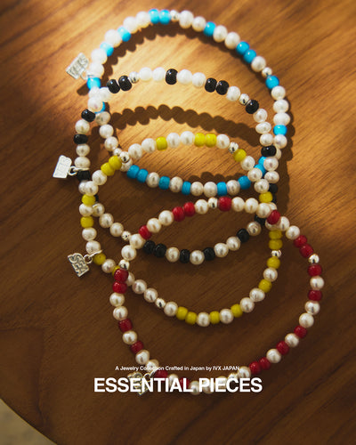 IVX JAPAN WDS Pearl & White Hearts Bracelet