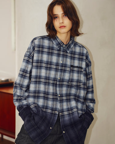 Gradation Flannel Shirt