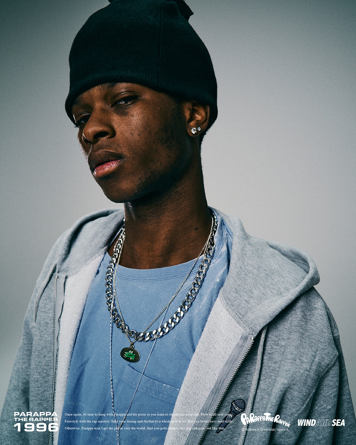 PARAPPA x WDS SILVER NECKLACE