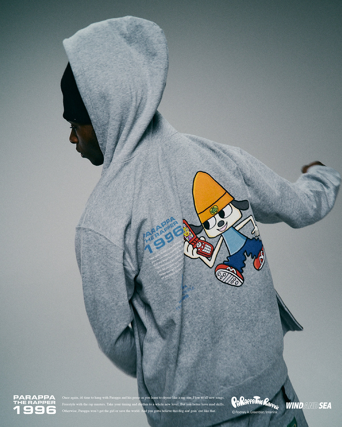 PARAPPA x WDS ZIP-UP SWEAT HOODIE – WIND AND SEA