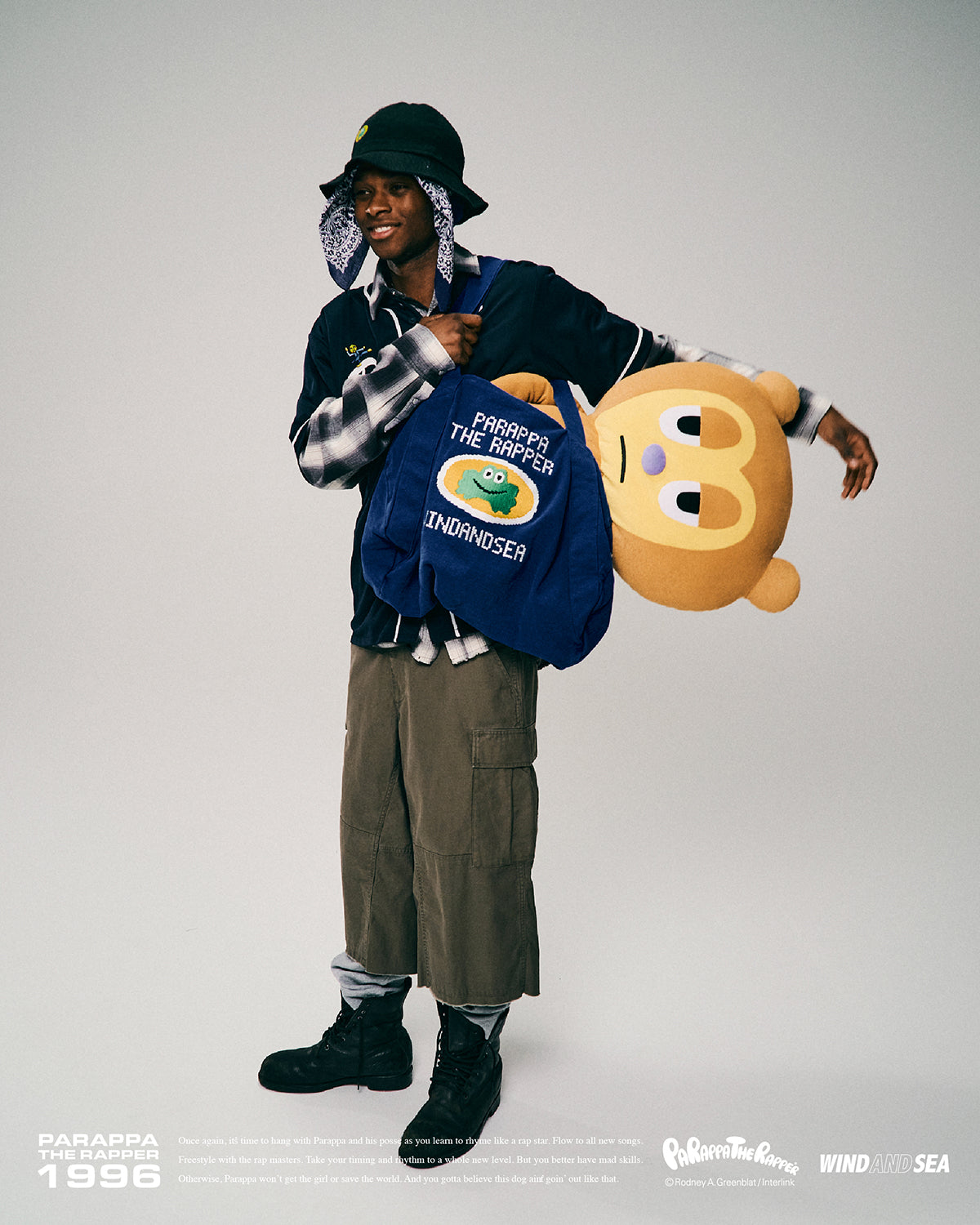 PARAPPA x WDS BASEBALL SHIRT – WIND AND SEA