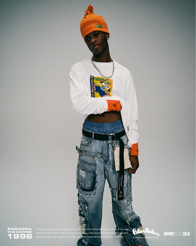 PARAPPA x WDS BLACK OBI BELT