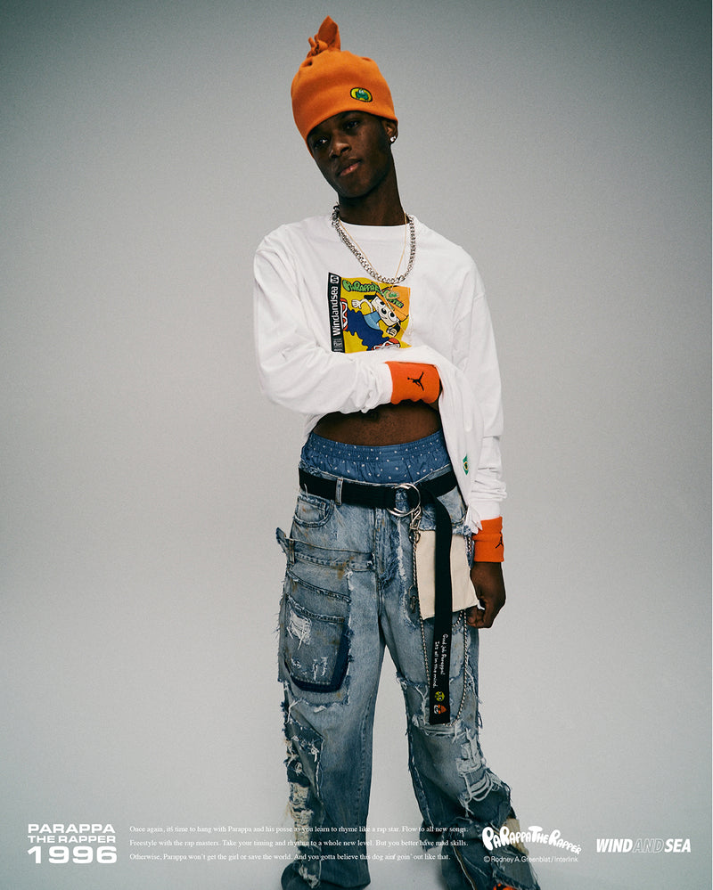 PARAPPA x WDS BLACK OBI BELT