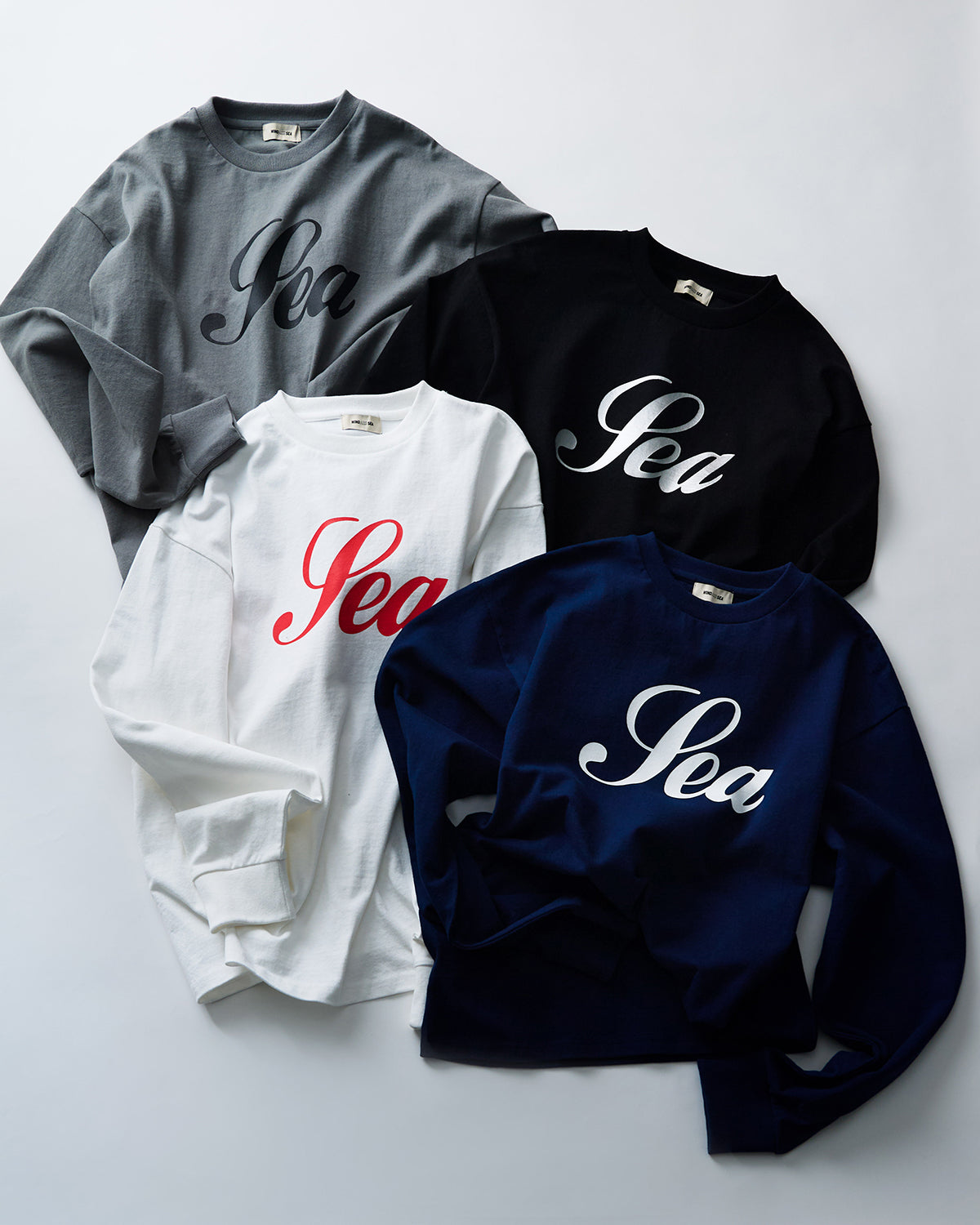 SCRIPT SEA L/S TEE