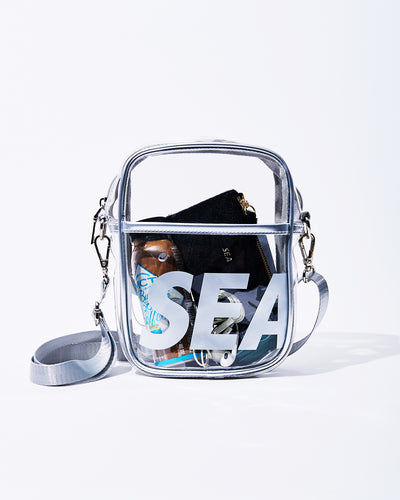 CLEAR LOGO SHOULDER BAG