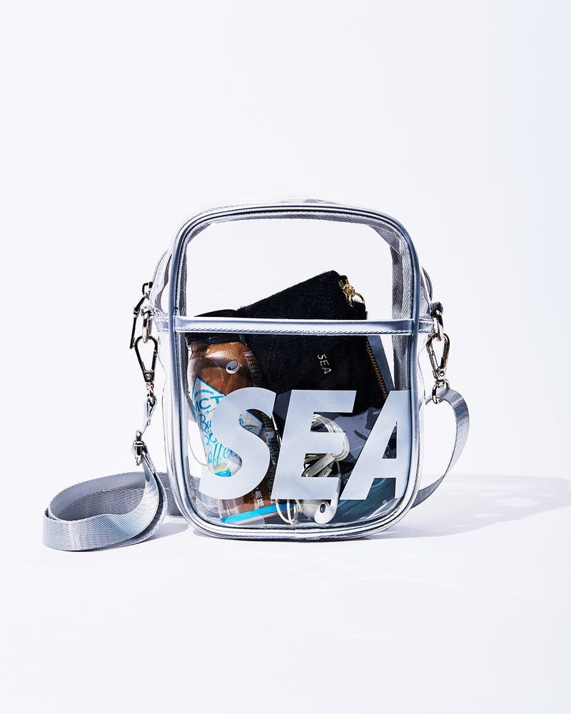 CLEAR LOGO SHOULDER BAG