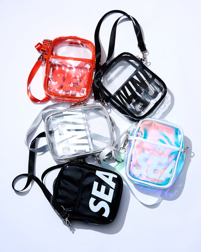 CLEAR LOGO SHOULDER BAG
