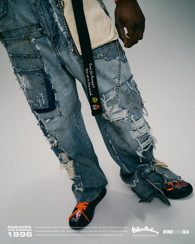 PARAPPA x WDS BLACK OBI BELT