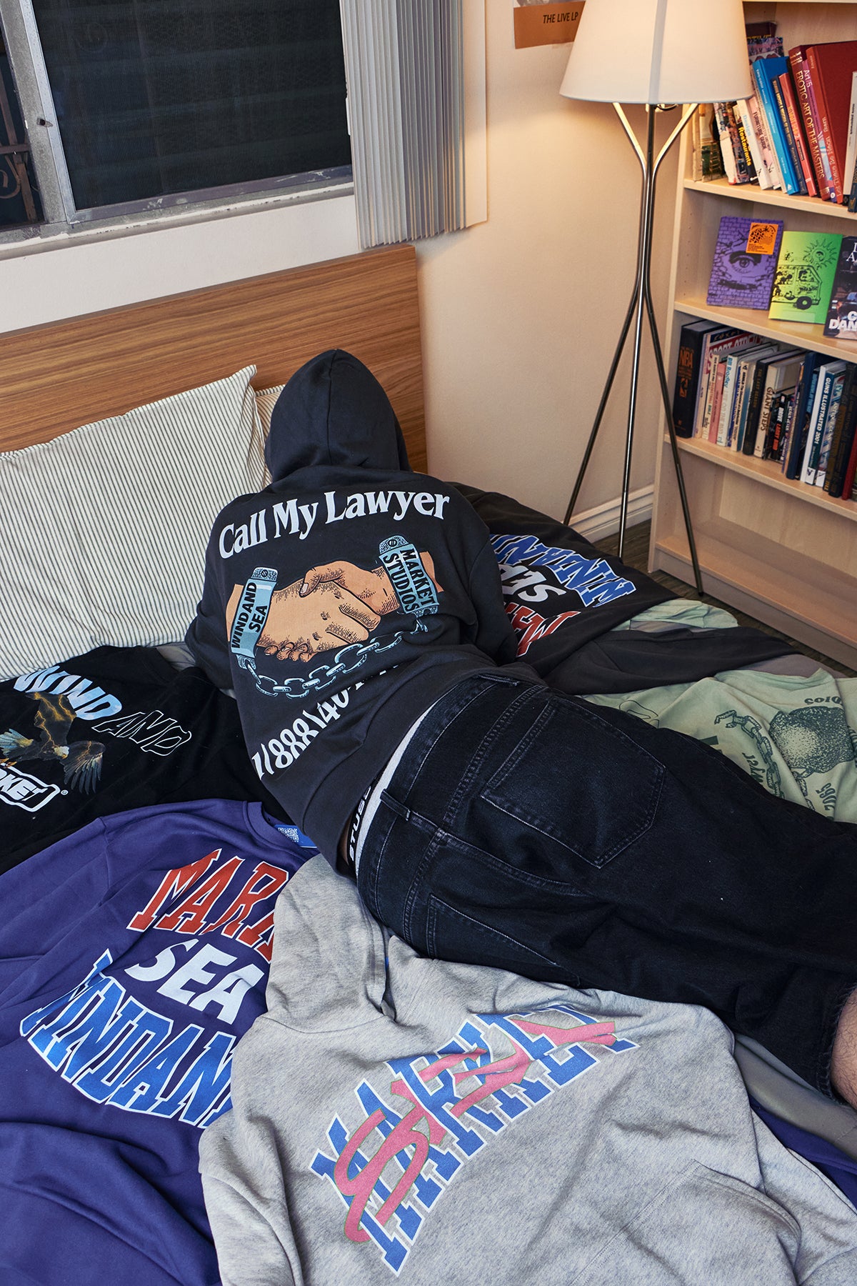 MARKET x WDS CALL MY LAWYER HOODED SWEAT SHIRT