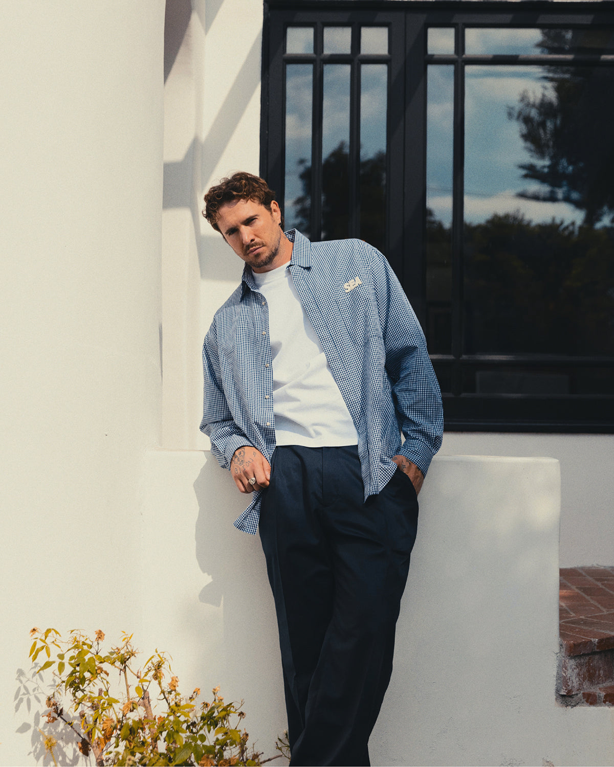 Cozy Gingham Check Shirt – WIND AND SEA