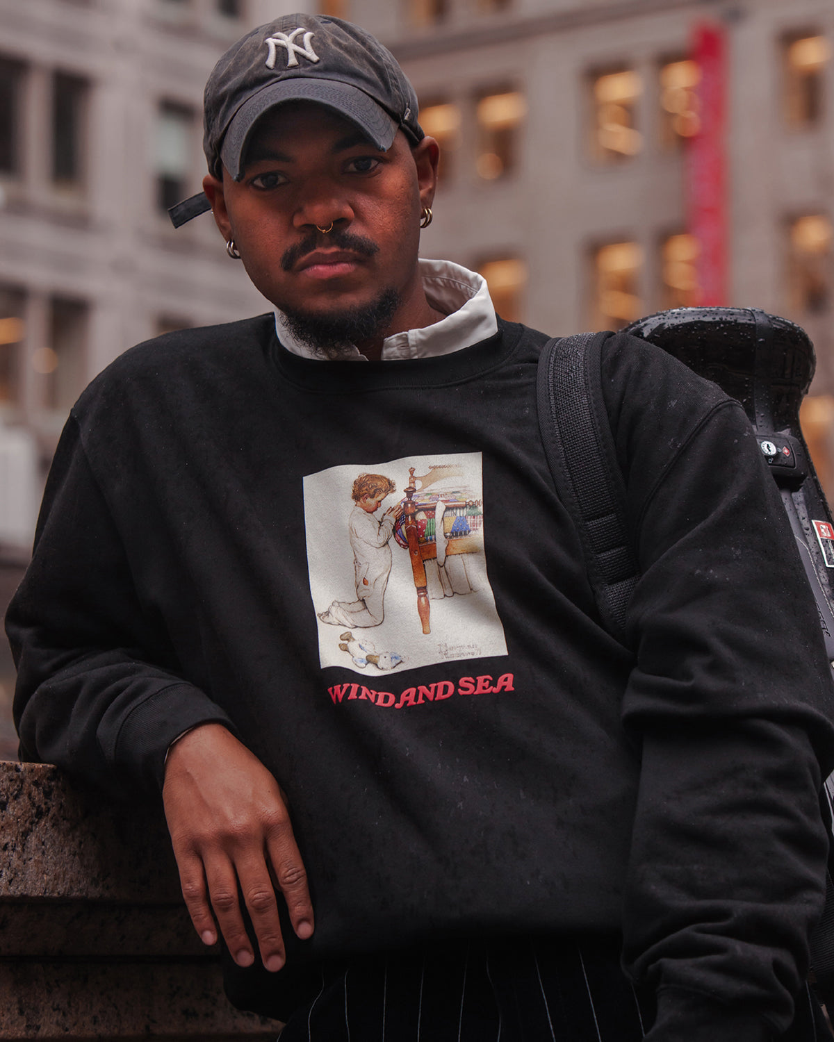 NORMAN ROCKWELL x WDS CREW NECK SWEATSHIRT