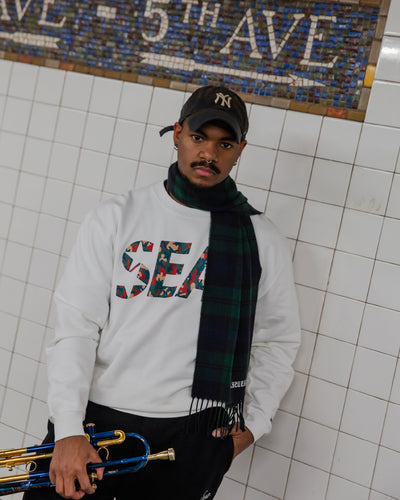 SEA CAMO CREWNECK SWEATSHIRT