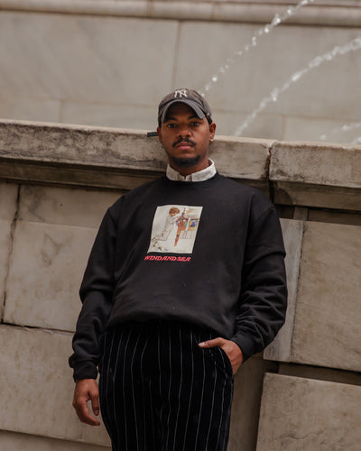 NORMAN ROCKWELL x WDS CREW NECK SWEATSHIRT
