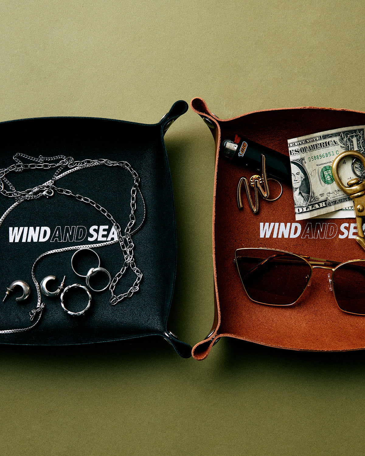 SEA LEATHER TRAY – WIND AND SEA