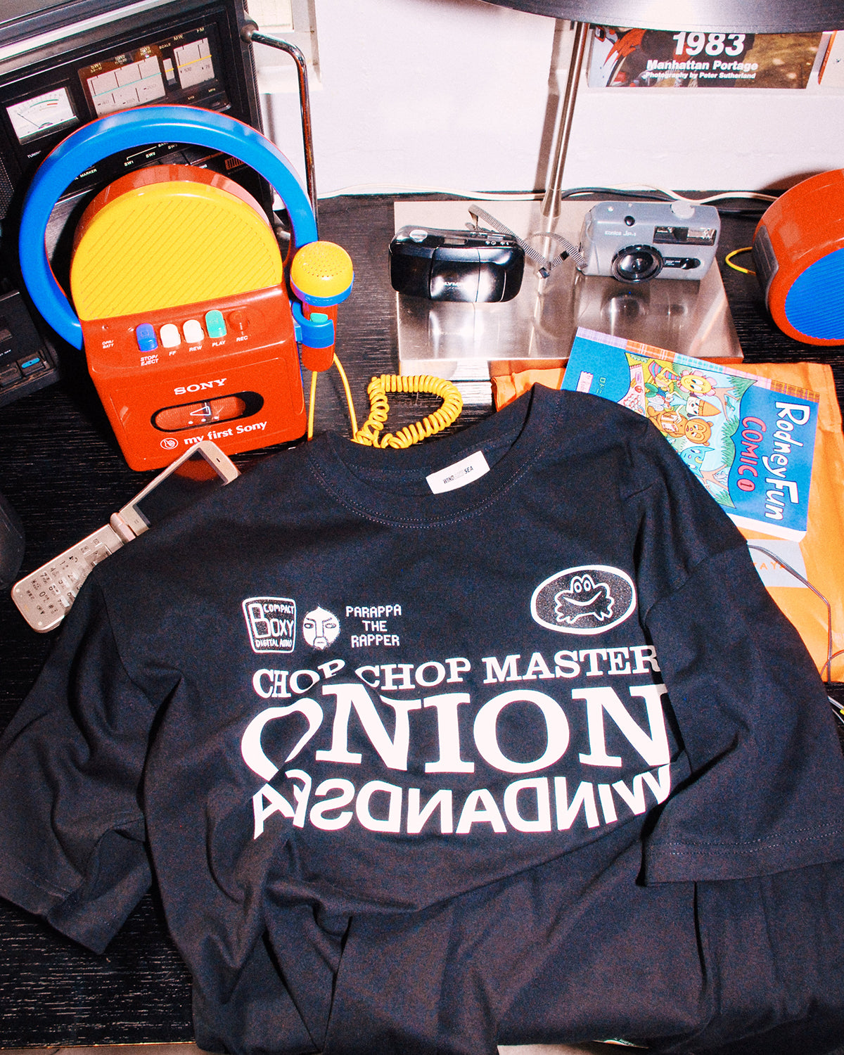 トップス PARAPPA x WARRIORS PARAPPA x WDS ONION TEE – WIND AND SEA